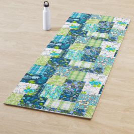 Aloha Patchwork Hawaiian Tropical Prints - Teal