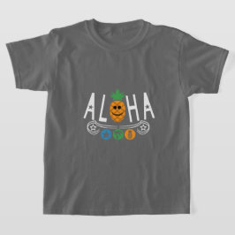 Aloha Pineale Design - Girls grundläggande T-Shirt