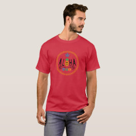 Aloha Pineale Design - Grundläggande Mörk T-Shirt