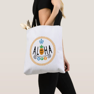 Aloha Pineale Design - Tote Bag för övertryckning  Tygkasse