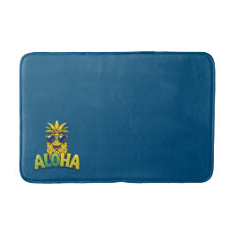 Aloha Pineapple Collection Teal Bath Mat Badrumsmatta