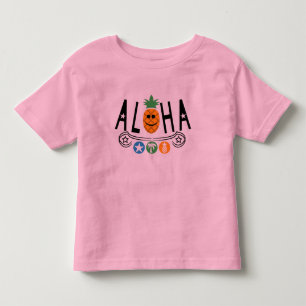 Aloha Pineapple Design - Småbarn Bra Jersey T-Shi T Shirt