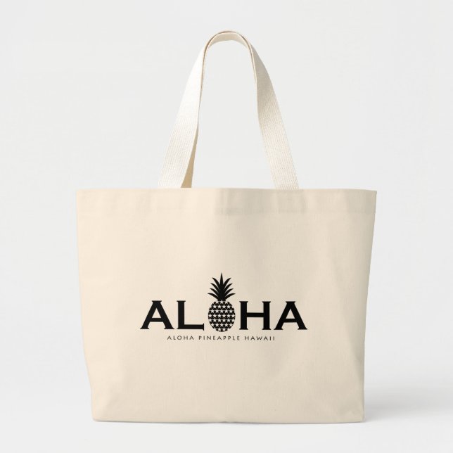 ALOHA PINEAPPLE HAWAII JUMBO TYGKASSE (Framsidan)