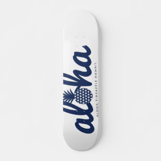 Aloha pineapple LogoColor-Navy Mini Skateboard Bräda 18,5 Cm
