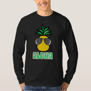 Aloha Pineapple Sunglasses Hawaiian Tiki T Shirt
