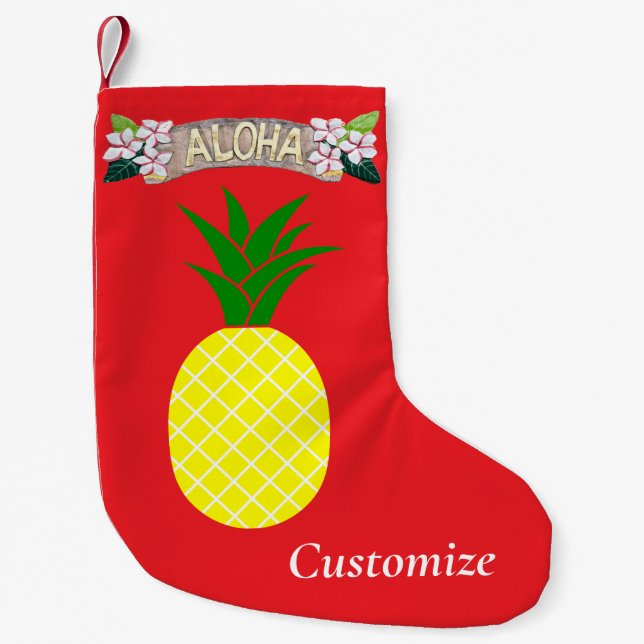 Aloha Pineapple Thunder_Cove Liten Julstrumpa (Framsidan)