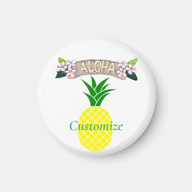 Aloha Pineapple Thunder_Cove Magnet (Framsidan)