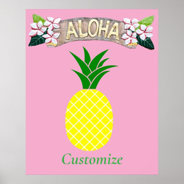 Aloha Pineapple Thunder_Cove Poster (Framsidan)