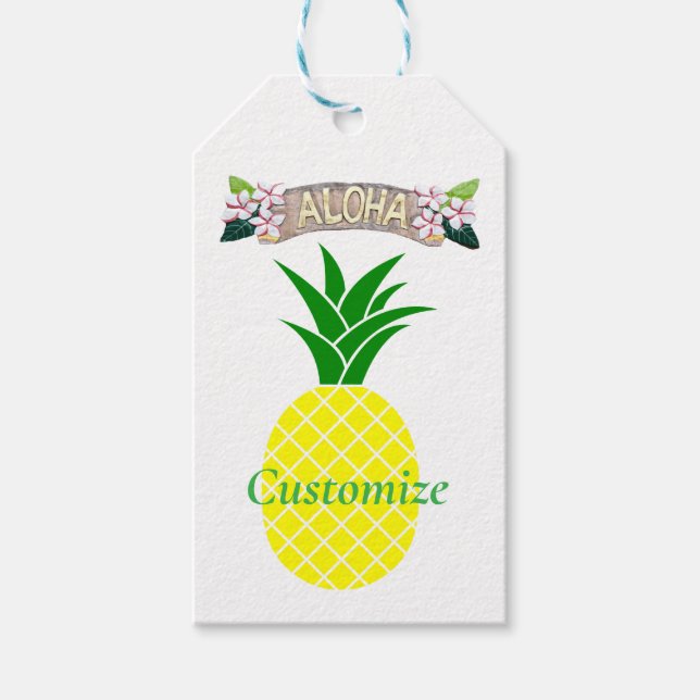 Aloha Pineapple Thunder_Cove Presentetikett (Framsidan)