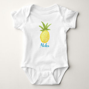 Aloha Pineapple Watercolor Infant Shirt Tröja