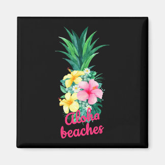 Aloha pinneblommor aloha hawaii vintage magnet