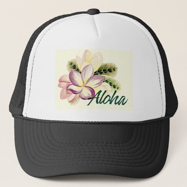 Aloha Plumeria Keps (Framsida)