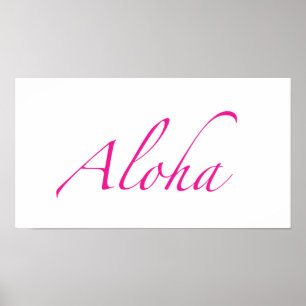 Aloha Poster och skriver ut