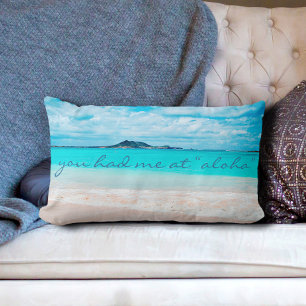 Aloha Quote Turquise Ocean Sandy Beach Photo Lumbarkudde