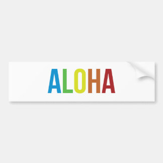 Aloha Rainbow Bildekal