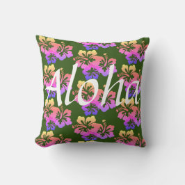 Aloha Rainbow Hibiscus Kudde