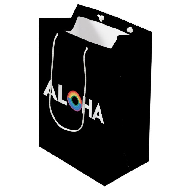 Aloha Rainbow Island Hawaii Pride HBTQ (Framsidan Vinklad)