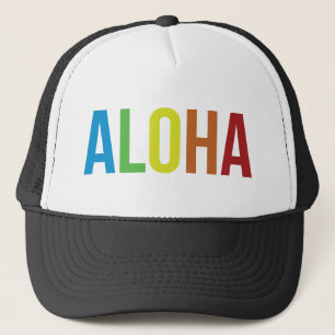 Aloha Rainbow Truckerkeps