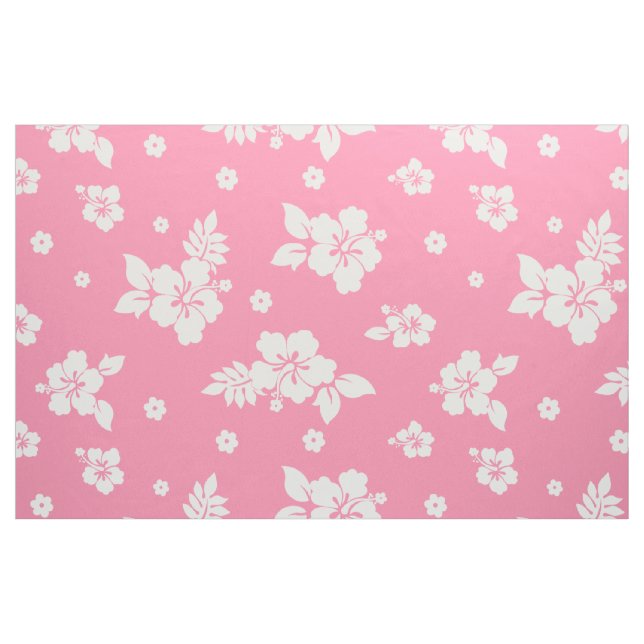 Aloha Rosa Classic Hawaiian Seamless Mönster Tyg (Fat Quarter)