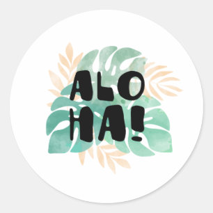 Aloha Runt Klistermärke