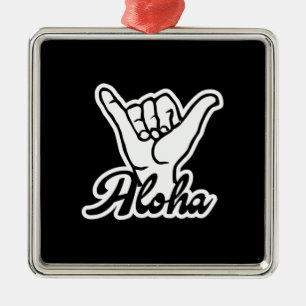 Aloha Shaka Hand, Häng Loose-tecken Julgransprydnad Metall