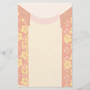 Aloha Shirt Stationery Brevpapper