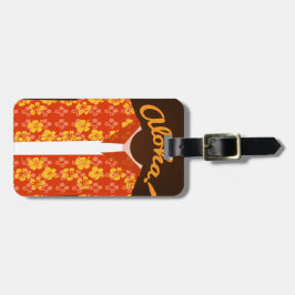 Aloha Shirt Tourist Märkre Bagagebricka