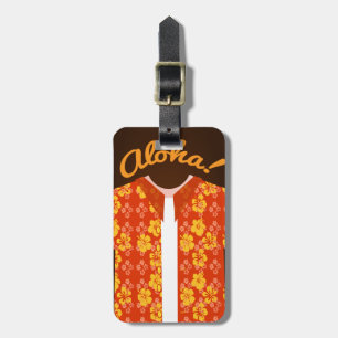 Aloha Shirt Tourist Märkre Bagagebricka
