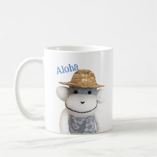 Aloha Sock monkey(Boy) Kaffemugg