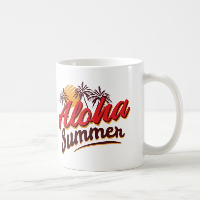 Aloha sommar kaffemugg (Höger)