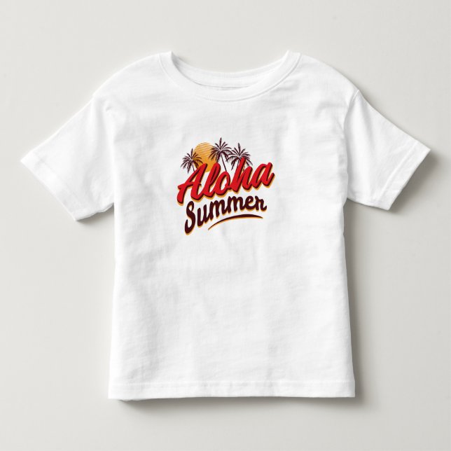 Aloha sommar t shirt (Framsida)