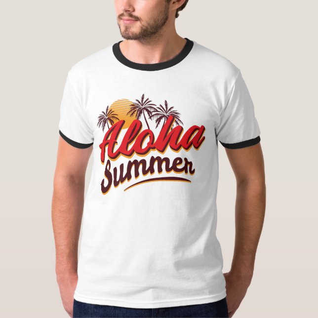 Aloha sommar t shirt (Framsida)