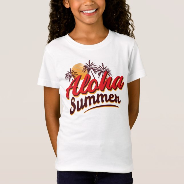 Aloha sommar t shirt (Framsida)