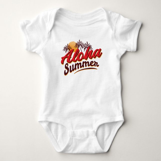 Aloha sommar t shirt (Framsida)