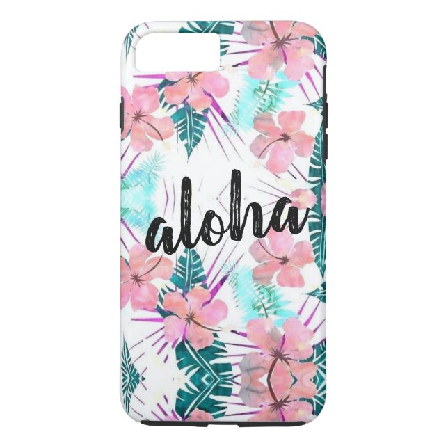 aloha sparklesiphone 8/7 positiva fodral Case-Mate iPhone skal (Baksida)