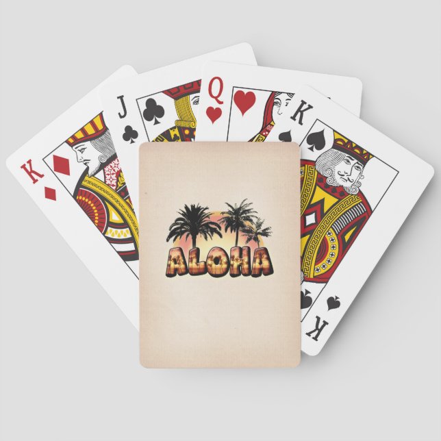 Aloha Spel Kort (Baksidan)