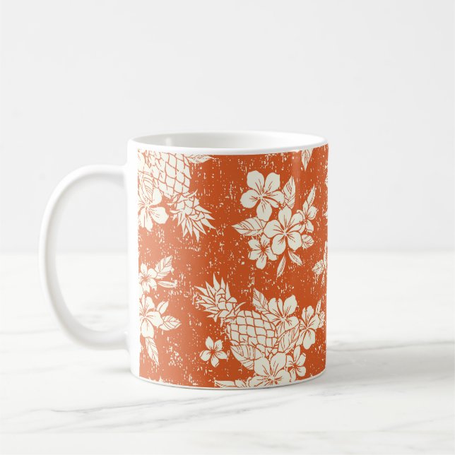 Aloha Spirit: Hibiscus-Pineapple Harmony. Kaffemugg (Vänster)