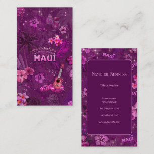 Aloha Spirit ringer Maui Visitkort