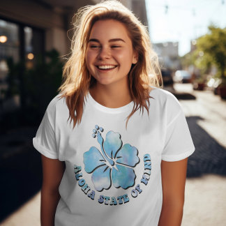 Aloha State, Beach Hawaii, sommarvakningar T Shirt