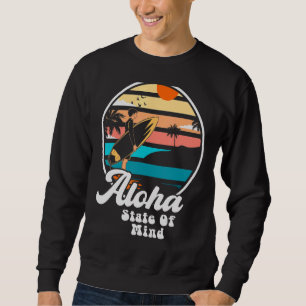 Aloha State Underbar Hawaii Vacation Adventur Lång Ärmad Tröja