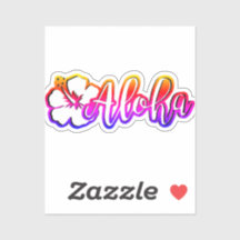 Aloha Sticker