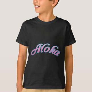 Aloha-stränder Färgglad Pineapple Surfing (2-sidig T Shirt