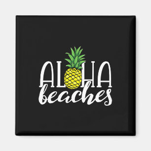 Aloha stränder Hawaiian möhiparty Pineappl Magnet