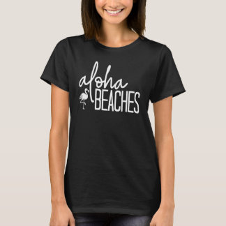 Aloha-stränder Söt Bröllopsfest för Brudar T Shirt