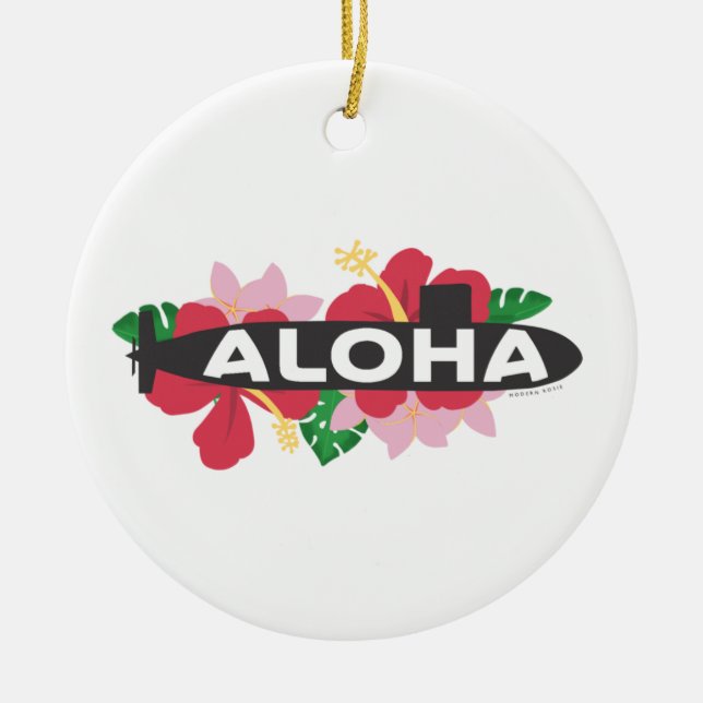 Aloha Submarine - Helgdag Ornament (Framsidan)