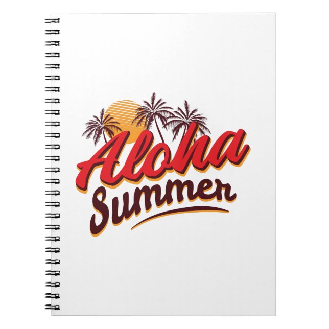 Aloha Summer Anteckningsbok (Framsidan)