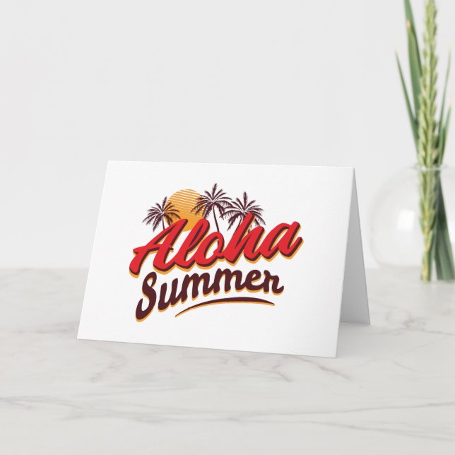 Aloha Summer Kort (Framsida)