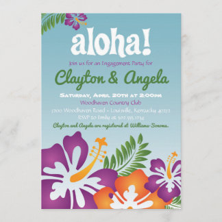 Aloha Summer Luau-inbjudan Inbjudningar