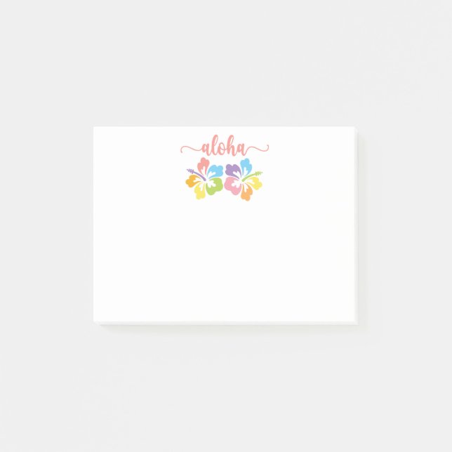 Aloha Summer Pastel Post-it Block (Framsida)