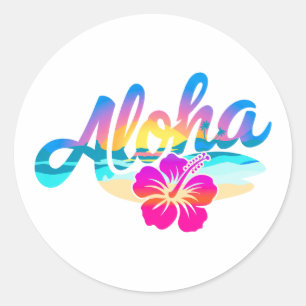Aloha Summer Runt Klistermärke